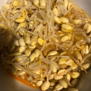 簡単韓国料理☆豆もやしのナムル
